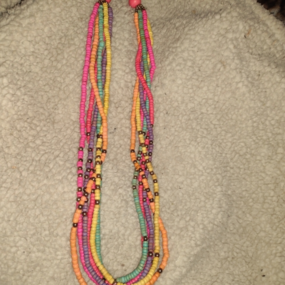 Colorful beaded 📿necklace